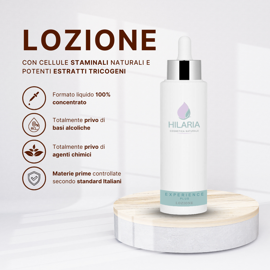 Lozione 100% Naturale a base di cellule staminali naturali – Blocca la caduta, Ispessisci il fusto, Elimina trasparenze - Trattamento avanzato per capelli fragili e diradati