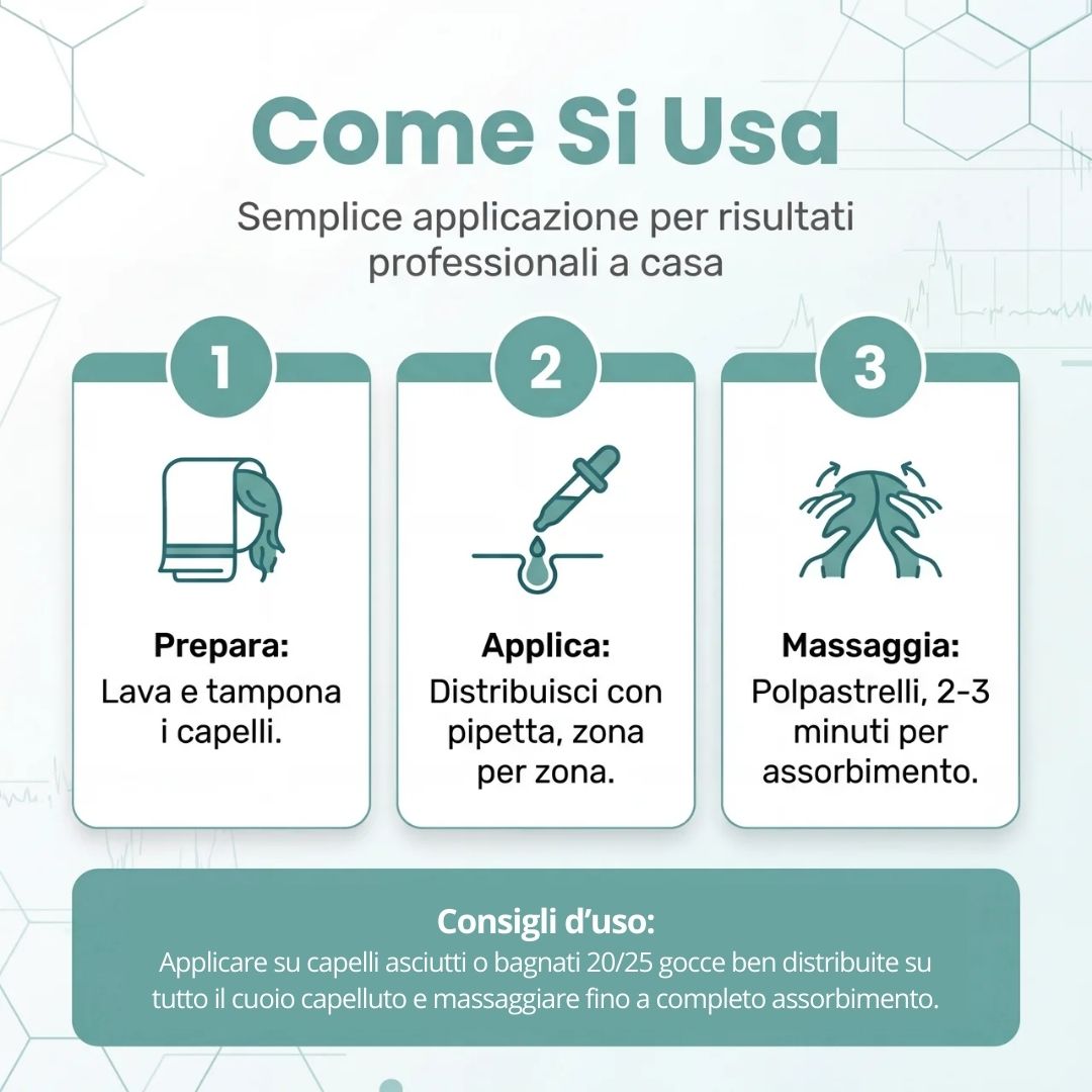 Lozione Anticaduta Capelli Uomo e Donna con Cellule Staminali Vegetali della Mela Annurca