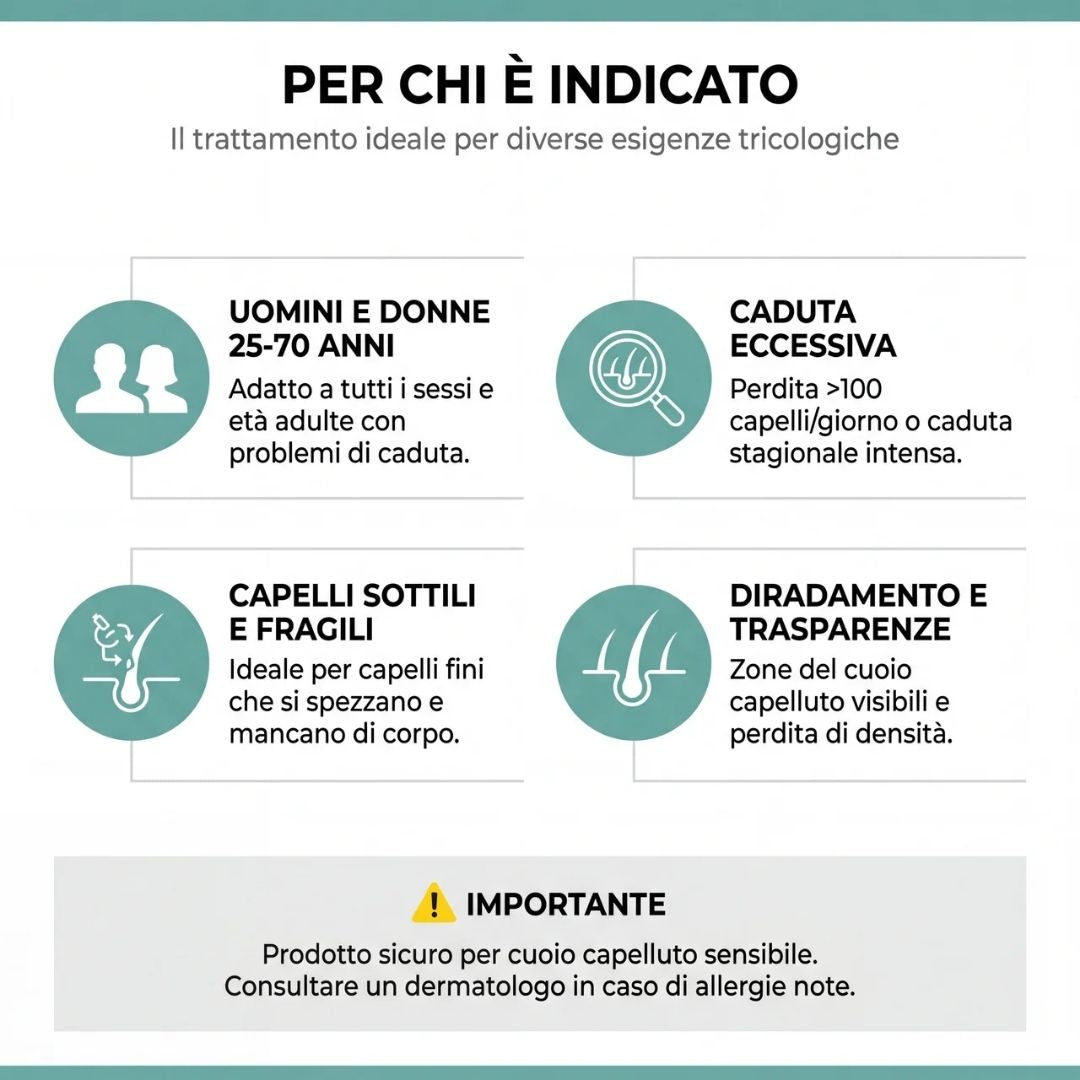 Routine Capelli Anticaduta con Cellule Staminali Vegetali: Shampoo e Lozione