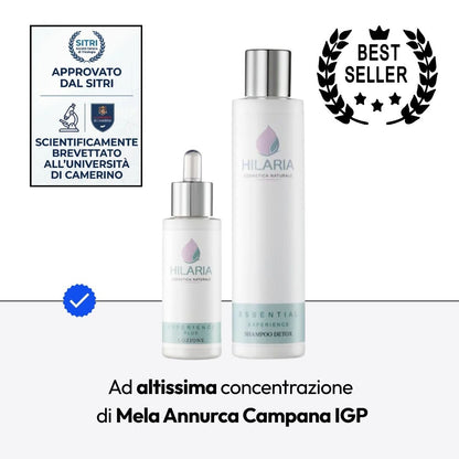 Routine Capelli Anticaduta con Cellule Staminali Vegetali | Shampoo + Lozione